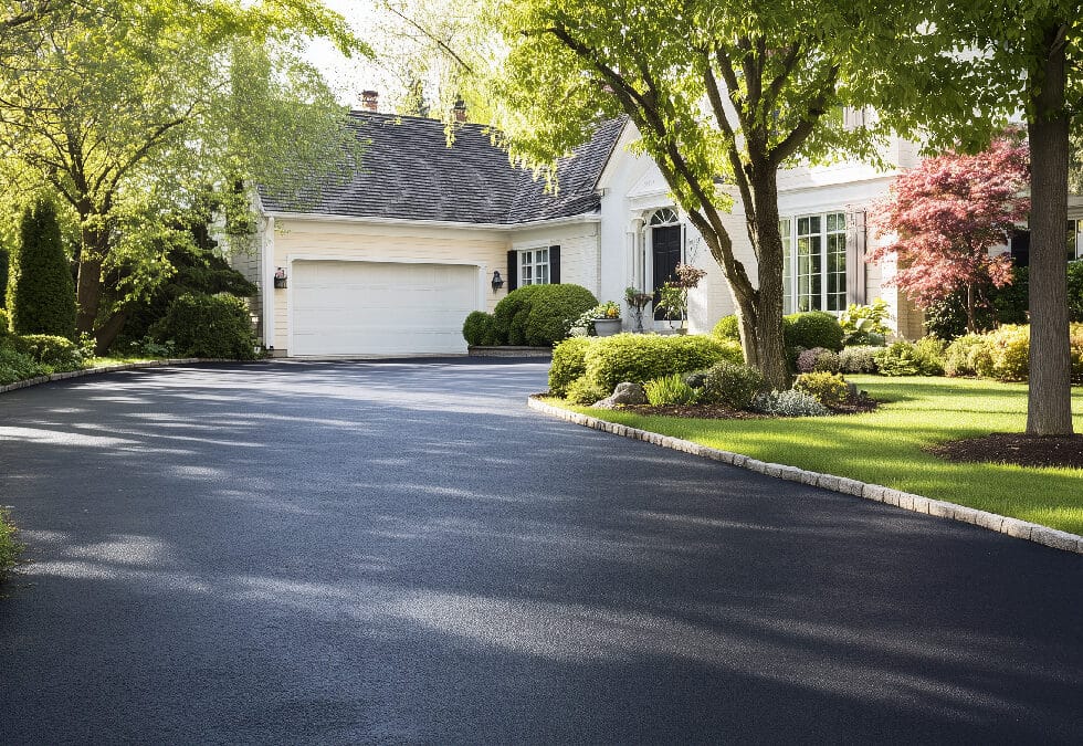 New Asphalt Driveway Before & After: Curb Appeal Transform